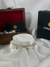 Elegant silver anklet